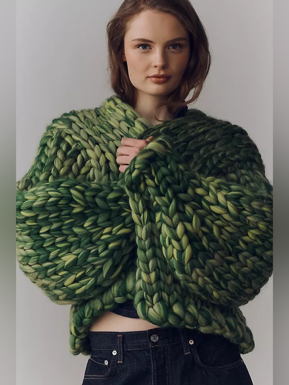 Hope Macaulay Colossal Wool Cardigan NWT Size M/L HANDMADE - Picture 2 of 8